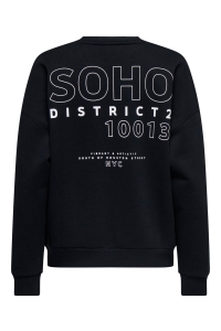 ONLY ONLZENJA BOXY L/S BOX SWT black/soho