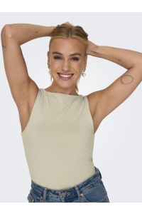 ONLY ONLEA S/L 2-WAYS FIT TOP JRS NOOS humus