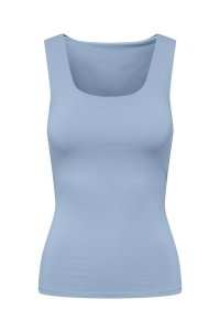 ONLY ONLEA S/L 2-WAYS FIT TOP JRS NOOS soft chambray