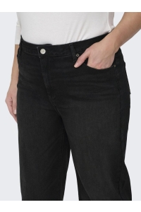 carmakoma CARWILLY HW WIDE JEANS CRO1099 NOOS black denim