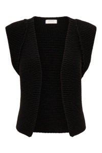 ONLY ONLLOUI VEST EX KNT black