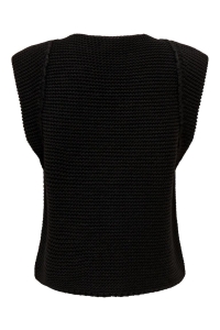 ONLY ONLLOUI VEST EX KNT black
