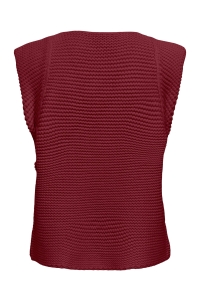 ONLY ONLLOUI VEST EX KNT cabernet