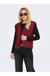 ONLY ONLLOUI VEST EX KNT cabernet