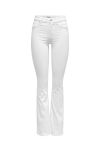 ONLY ONLBLUSH MID FLARED DNM REA0730 NOO: white