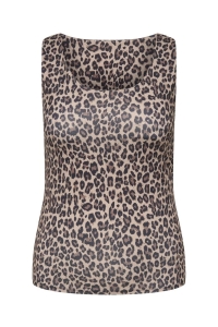 carmakoma CARONE S/L 2-WAY TOP JRS black/aop leo