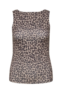 carmakoma CARONE S/L 2-WAY TOP JRS black/aop leo