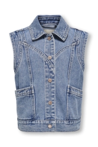 ONLY KOGKENNEDY SL DNM WAISTCOAT BJ light blue denim