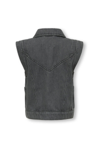 ONLY KOGKENNEDY SL DNM WAISTCOAT BJ light grey denim