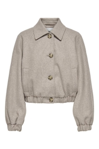 ONLY ONLNANCY LIFE COLLAR JACKET CC OTW simply taupe/melange
