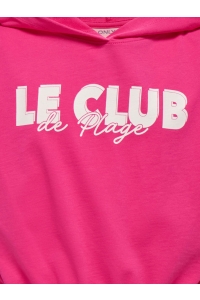 ONLY KOGAMANDA S/S HOOD UB SWT fuchsia purple/le club