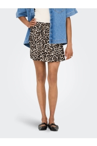 ONLY ONLNALA LIFE SKORT WVN NOOS pumice stone/leo