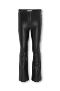 ONLY KOGZETA FAUX LEA FLARED PANT LR black
