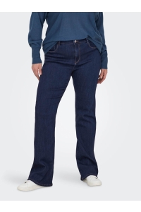 carmakoma CARTHUNDER LIFE MID PUSH UP FLARED : dark blue denim