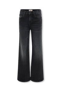 ONLY KOGJUICY LIFE WIDE LEG DNM DCC369 N: washed black
