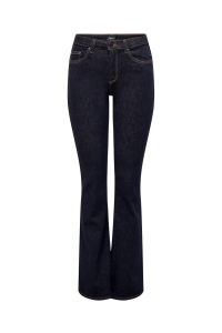ONLY ONLBLUSH MID FL STAYBLUE DNM REA023: dark blue denim