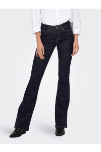 ONLY ONLBLUSH MID FL STAYBLUE DNM REA023: dark blue denim