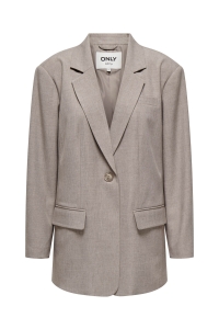 ONLY ONLLINDA LS BOYFR MEL BLAZER TLR NO: fungi/melange