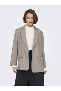 ONLY ONLLINDA LS BOYFR MEL BLAZER TLR NO: fungi/melange