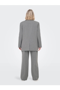 carmakoma CARBRIE L/S OVS PINS BLAZER TLR light grey melange/white