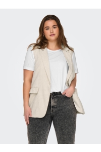 carmakoma CARMOSTER S/S FOLD UP TOP JRS NOOS white