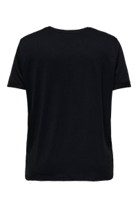 carmakoma CARMOSTER S/S FOLD UP TOP JRS NOOS black