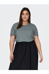 carmakoma CARMOSTER S/S FOLD UP TOP JRS NOOS balsam green