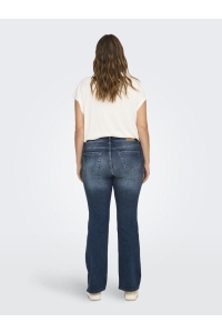 carmakoma CARWILLY HW FLARED DNM TAI021 dark blue denim