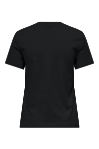 ONLY ONLALLIE LIFE REG S/S AOP TOP BOX J: black/galerie