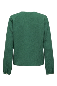 ONLY ONLSVENDA FR L/S BUTTON TOP WVN CS pineneedle