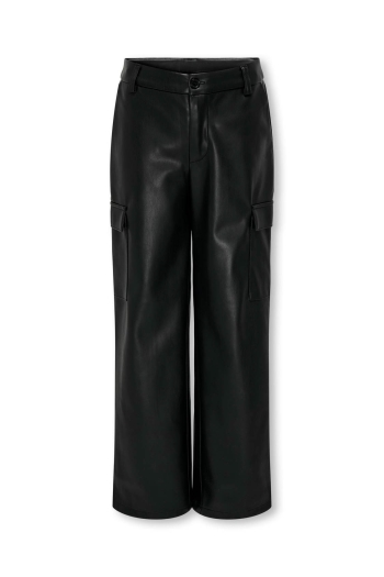 ONLY KOGHERO FAUX LEATHER CARGO PANT PNT