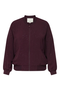 carmakoma CARJOSEE METTA LIFE LS BOMBER WVN winetasting/silver foil details