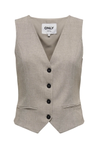 ONLY ONLLINDA S/L MEL FIT WAISTCOAT TLR : fungi/melange