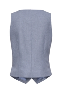 ONLY ONLLINDA S/L MEL FIT WAISTCOAT TLR : vintage indigo/melange