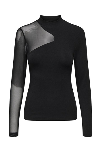 ONLY ONLCOLETTE LIFE L/S MESH MIX TOP BO: