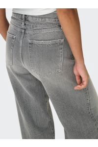 ONLY ONLGIANNA MW STRAIGHT DOT757 DNM NO: medium grey denim