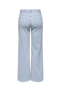 ONLY ONLMADISON BLUSH HW WIDE DNM CRO495: light blue bleached denim