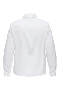 carmakoma CARSTRETCHY LIFE L/S SHIRT WVN cloud dancer