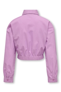 ONLY KOGNORA LS SHORT ELASTIC SHIRT CP W: african violet