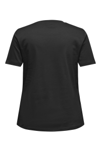 carmakoma CARJEN SS JEANS TEE JRS NOOS black