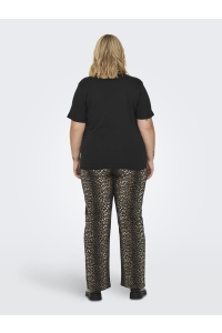 carmakoma CARJEN SS JEANS TEE JRS NOOS black