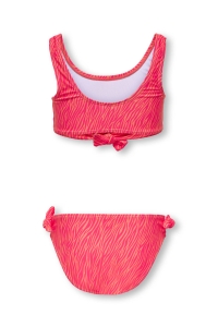 ONLY KOGBEACH KNOT BIKINI SET ACC dubarry/boho zebra raspberry