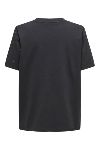 ONLY ONLMONJA S/S STUDS TEE JRS phantom/studs