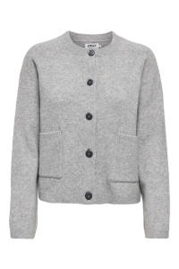 ONLY ONLPIEMONTE L/S CARDIGAN KNT NOOS light grey melange