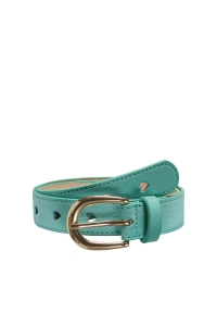 ONLY KOGALIVA HEART JEANS BELT ACC birds egg green/antique brass bu