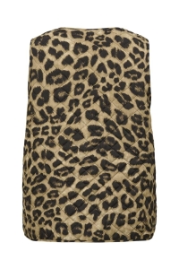 carmakoma CARLEOLIA QUILT WAISTCOAT WVN camel/leo