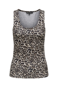 ONLY ONLLONE AOP LEO 2-WAY S/L TOP JRS cloud dancer/leo aop