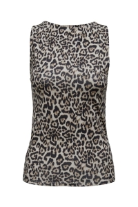 ONLY ONLLONE AOP LEO 2-WAY S/L TOP JRS cloud dancer/leo aop