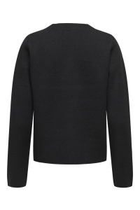 ONLY ONLANNELI LIFE LS BUTTON JACKET CC : black