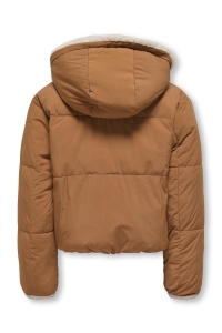 ONLY KOGMARIA LIFE REVERSIB PUFFER JACKE: toasted coconut